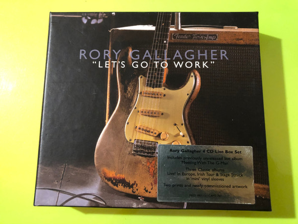 BMG: Rory Gallagher Let's Go To Work 4-CD Live Box Set (743218931123)
