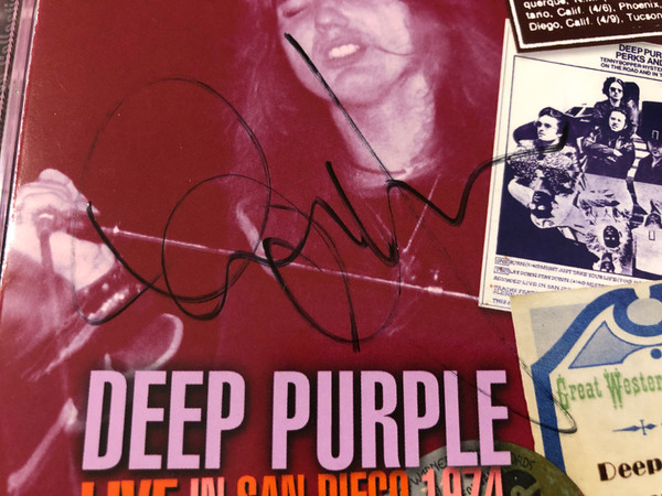 Purple Records: Live in San Diego 1974 (Official Archive Collection) Autographed CD (5022911256319)