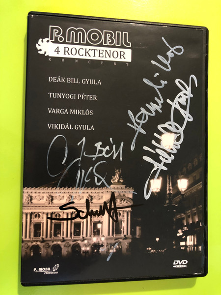 Artmedia: P. Mobil - 4 Rocktenor Koncert / Signed DVD (5998557198767)