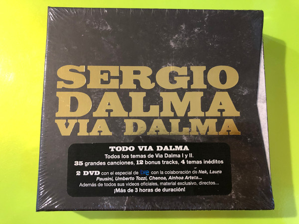 Warner Music: Sergio Dalma — Todo Via Dalma (2 CD + 2 DVD Box Set)