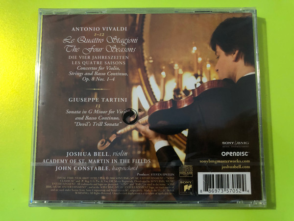 Sony Classical: Vivaldi — The Four Seasons | Joshua Bell, Academy of St Martin in the Fields (Audio CD) (886973570524) 