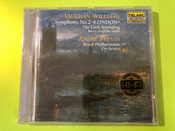 Telarc: André Previn — Vaughan Williams: Symphony No. 2 "London" / The Lark Ascending CD (089408013829) 