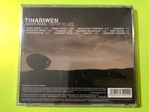 Independiente: Tinariwen — Aman Iman: Water Is Life (Audio CD) (5060006340222) 