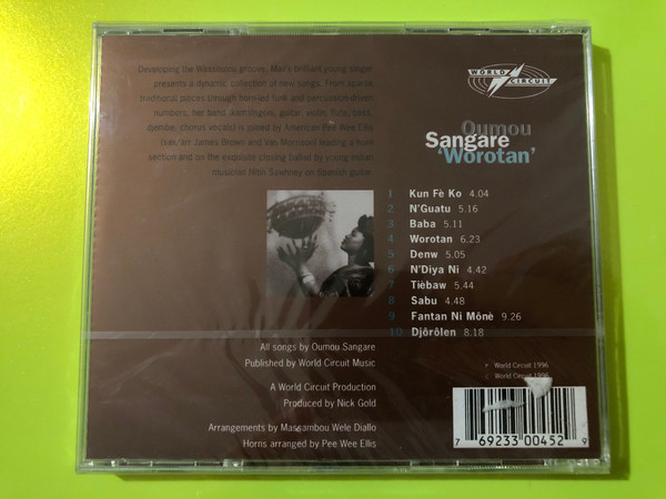 World Circuit: Oumou Sangaré — Worotan (Audio CD) (769233004529)