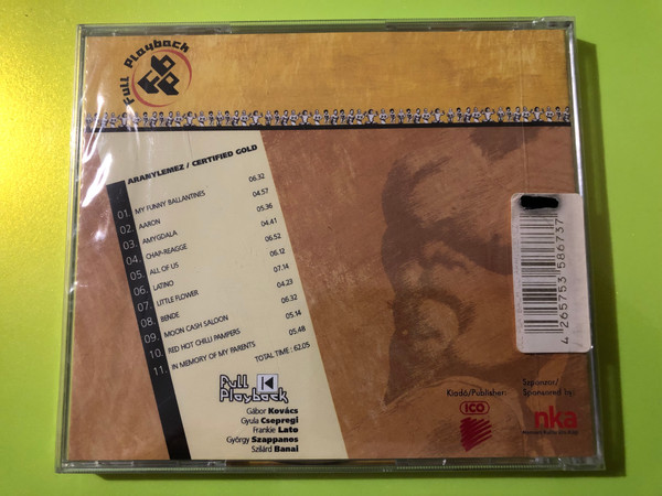 ICO Records: Full Playback — Aranylemez / Certified Gold (Audio CD) (4265753586737) 