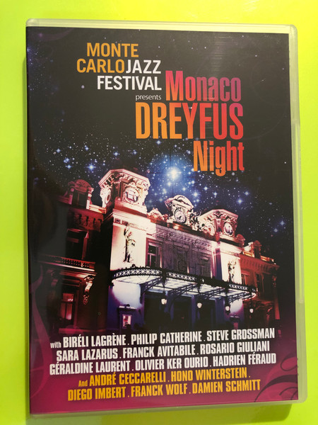 Dreyfus Jazz: Monte Carlo Jazz Festival presents Monaco Dreyfus Night — Live DVD (3460503693098.) 