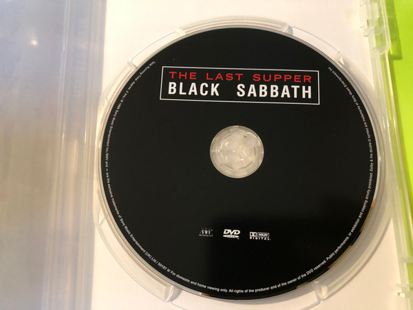 SMV Enterprises: Black Sabbath — The Last Supper DVD (5099705018798) 