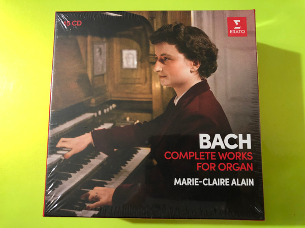 J.S. Bach — Complete Works for Organ (Marie-Claire Alain), Erato / Warner Classics (15 CD) (0190295634537) 