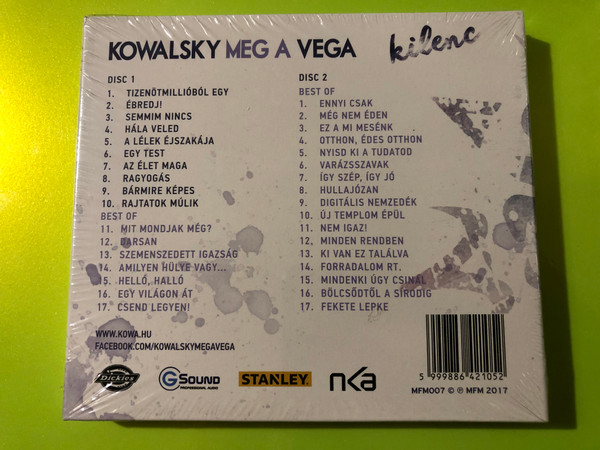 Kowalsky meg a Vega — Kilenc, MFM Records (2 CD) (5999886421052)