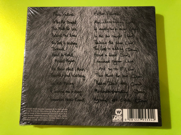 Phil Collins — Face Value (Deluxe Edition), Atlantic / Rhino (2 CD) (0081227953942.) 