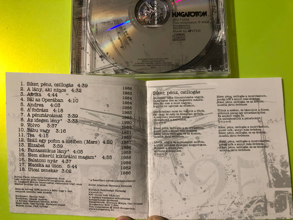 KFT — 25 (1981–2006), Hungaroton (Audio CD) (5991817122427) 