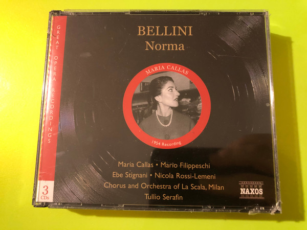 Maria Callas — Bellini: Norma, Naxos Historical (3CD Box Set) (6369431325247) 