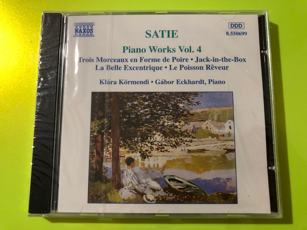 Satie: Piano Works Vol. 4 – Körmendi, Eckhardt, Naxos (CD)