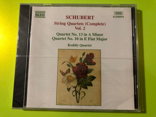 Schubert: String Quartets (Complete) Vol. 2 – Kodály Quartet, Naxos (CD) (0730099559126) 