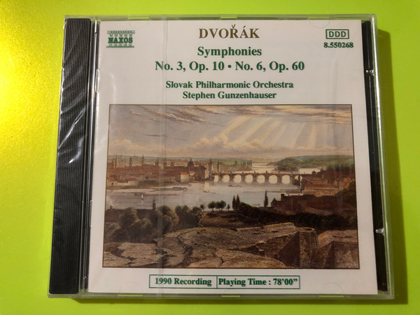 Dvořák: Symphonies No. 3, Op. 10 & No. 6, Op. 60 – Gunzenhauser, Naxos (CD)
