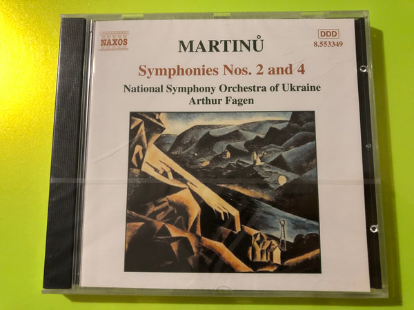 Arthur Fagen — Martinů: Symphonies Nos. 2 and 4, Naxos (Audio CD) (43476600370) 