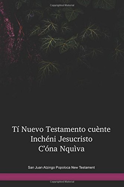 San Juan Atzingo Popoloca Language New Testament / Tí Nuevo Testamento cuènte Inchéni Jesucristo Cʼóna Nquìva (POENT) / Mexico