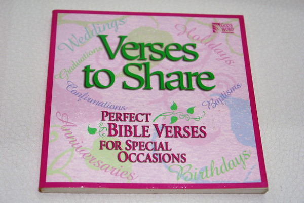  Verses to Share from God's Word Bible (God's Word Series) Paperback – September, 1996 by World Publications GW Bible