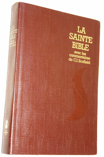 French Scofield Study Bible / La Sainte Bible avec les commentaries de C.I.Scofield / Louis Segond / Version Revue 1975 / Swiss Bible Society Edition / Color Maps / Imitation Leather Brown Cover