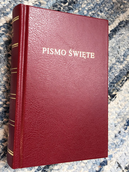 Polish Bible M043 Burgundy Hardcover / Pismo Święte / Oprawa Twarda / Biblia, to jest Pismo Święte Starego i Nowego Testamentu (PolishBurgundyBible) 