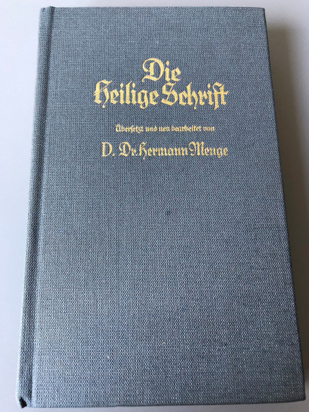 German New Testament with Apocrypha / Die Apokryphen  Die Heilige Schrift / Mengebibel Teilband 2