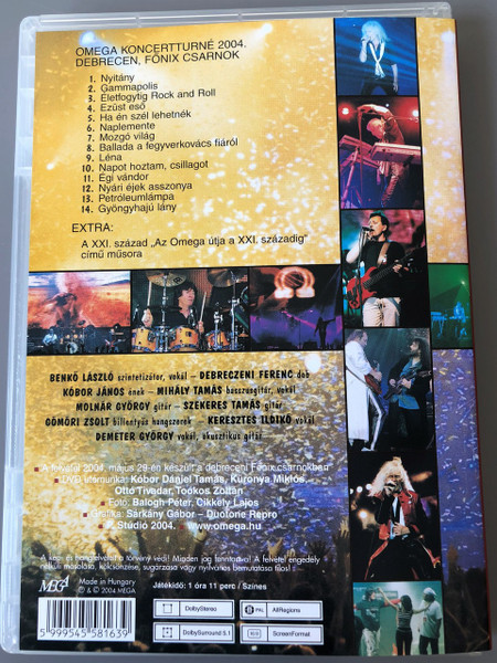 Napot hoztam, csillagot (DVD) Koncertturné 2004 Omega együttes / Benkő László, Debreczeni Ferenc, Kóbor János, Mihály Tamás, Molnár György (5999545581639)