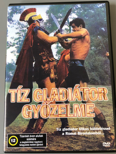 Triumph of the Ten Gladiators / Tíz gladiátor győzelme DVD Il Trionfo Dei Dieci Gladiatori 1964 / Directed by Nick Nostro / Region 2 PAL European Release DVD / English and Hungarion Audio / Dan Vadis (5996051280247)
