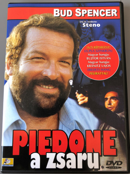 Piedone a Zsaru / Piedone lo sbirro 1973 DVD / Director: Steno / Bud Spencer, Enzo Cannavale / Audio: Italain, Hungarian / Subtitle: Hungarian / Magyar Hangja: Bujtor Istvan (5999545561082)