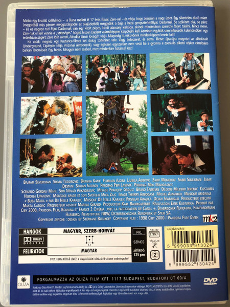 Macska-jaj DVD Црна мачка, бели мачор 1997 Black Cat, White Cat / Directed by Emir Kusturica / Bajram Severdžan as Matko Destanov / Srđan Todorović as Dadan Karambolo / Branka Katić as Ida (5999552130424)