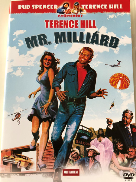 Mr. Milliárd DVD 1977 (Mr. Billion) / Audio: Hungarian and English / Subtitle: Hungarian / Starring: Terence Hill, Valerie Perrine, Jackie Gleason, Slim Pickens, William Redfield and Chill Wills / Directed by: Jonathan Kaplan (5999882817811)