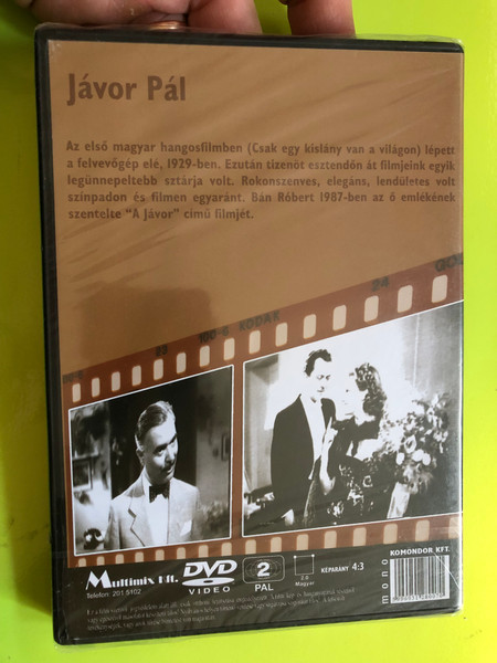 Egy csók és más semmi DVD 1941 / Black and White Hungarian Classic Movie / HUNGARIAN Only Audio (5996051280070)