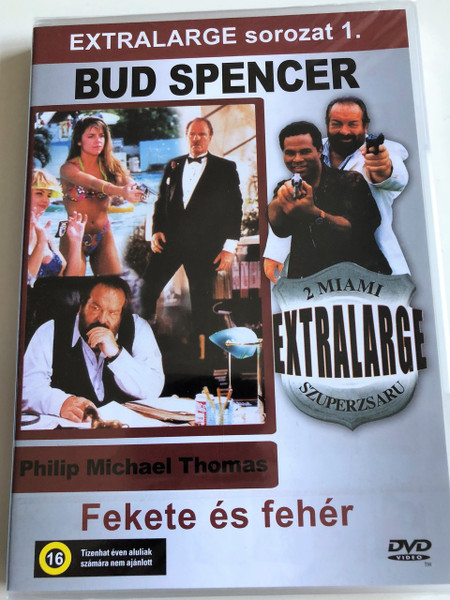 Extralarge - Black and White DVD 1991 Fekete és Fehér Extralarge Sorozat 1. / Audio: English, Hungarian / Bud Spencer, Philip Michael Thomas