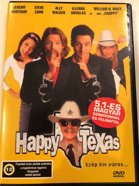 Happy, Texas DVD 1999 / Directed by Mark Illsley / Starring: Steve Zahn, Jeremy Northam, William H. Macy (5999551921320)