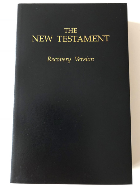 The New Testament / Recovery Version / Living Stream Ministry / With Charts, Maps and Study Notes / Paperback, 1991 / Black (157593907X)
