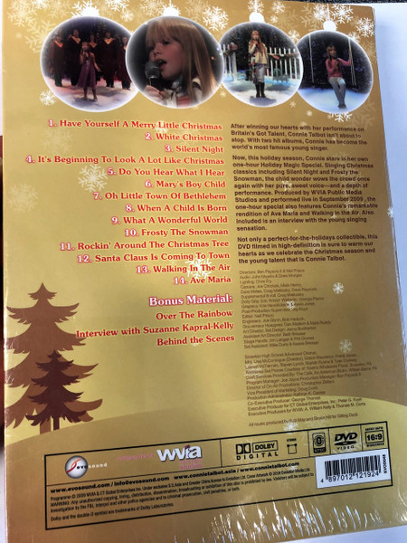 Holiday Magic / Live DVD 2009 / Starring Connie Talbot / Directed by Ben Payavis II and Neil Prisco / Hong Kong version / 小康妮 (4897012121924)