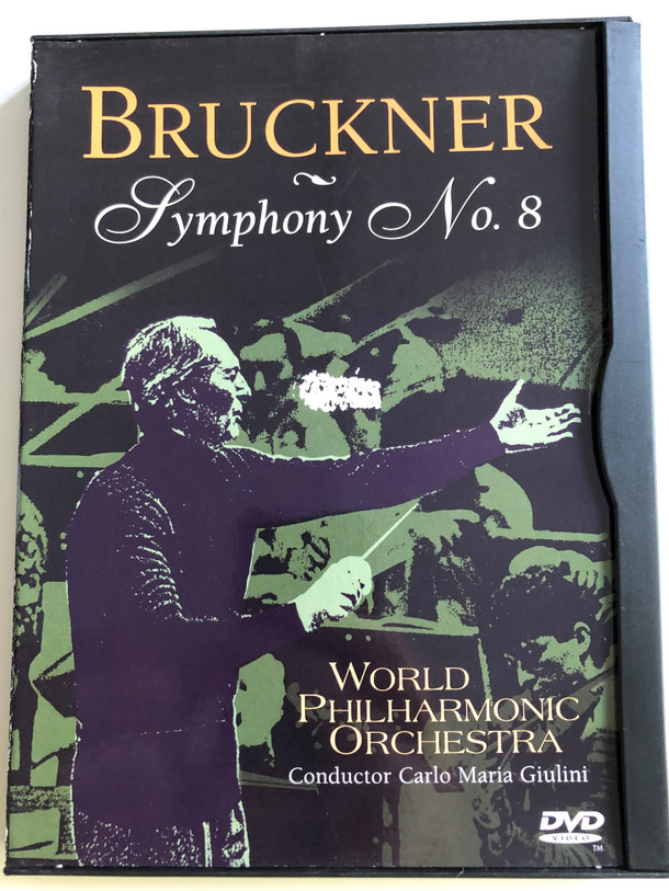 Bruckner - Symphony No. 8 DVD 1985 / World Philharmonic Orchestra / Conductor Carlo Maria Giulini (014381543421)