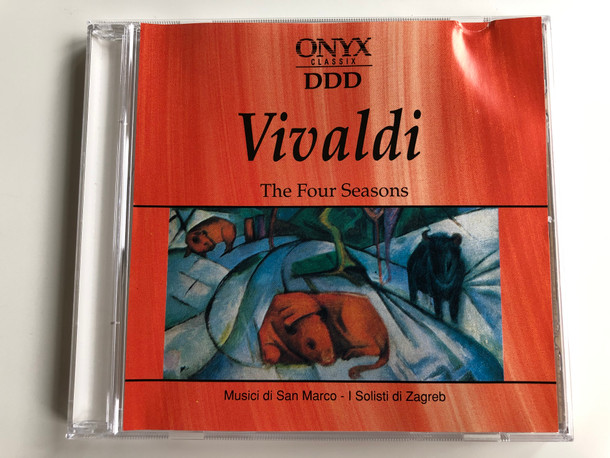 Vivaldi – The Four Seasons / Musici Di San Marco - I Solisti Di Zagreb / ONYX Classix ‎Audio CD 1994 Stereo / 666312