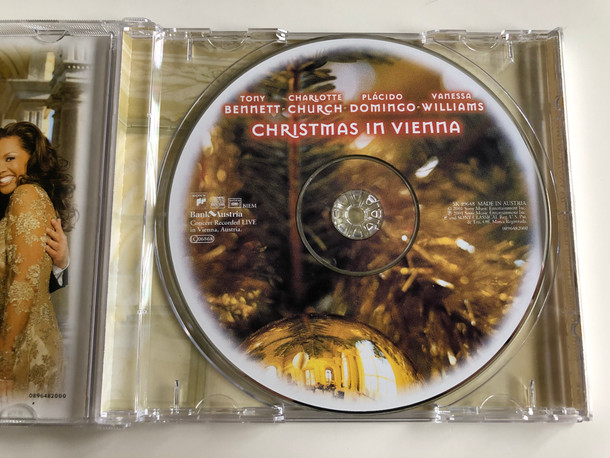Christmas In Vienna VII / Charlotte Church, Tony Bennett, Placido Domingo, Vanessa Williams / Sony Classical ‎Audio CD 2001 / SK 89648