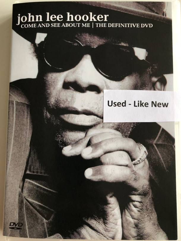 John Lee Hooker - Come and See About me DVD 2004 / The Definitive DVD / Archival performances, tributes (8012139029960)