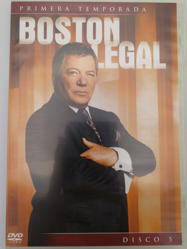 Boston Legal DVD 2004 Disc 5 First Season - Primera Temporada Disco 5 / Created by David E. Kelley / Starring: James Spader, William Shatner, Candice Bergen, Monica Potter (BostonLegalDisc5)