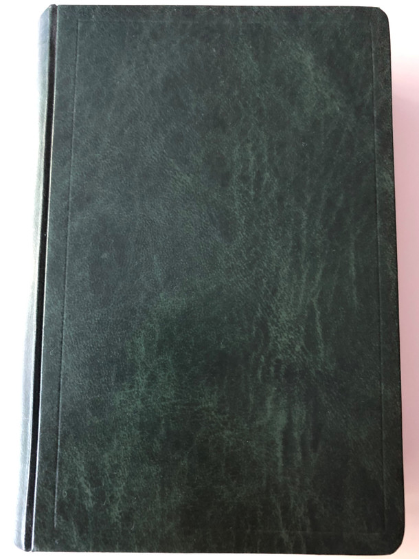 Russian language pocket size Bible - green bonded leather / Библия / Parallel passages - Protestant edition / Russian Bible Society / Книги священного писания (RusGreenPocketBible)