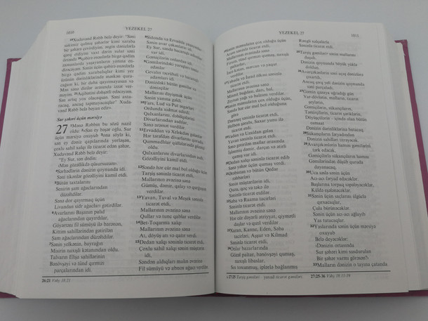 Azeri Bible (Latin Script) - Müqəddəs Kitab - Azeri Latin / Red Hardcover / Bible Society of Azerbaijan / UBS 062L (9781843641735)