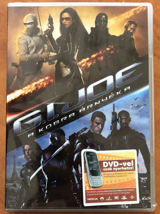 G.I. Joe: The Rise of the Cobra DVD 2009 G.I. Joe A kobra árnyéka / Directed by Stephen Sommers / Starring: Channing Tatum, Marlon Wayans, Adewale Akinnuoye-Agbaje, Dennis Quaid (5996255730050)