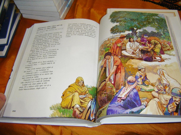 Large Romanian Children's Bible / Biblia Povestiri Pentru Copii