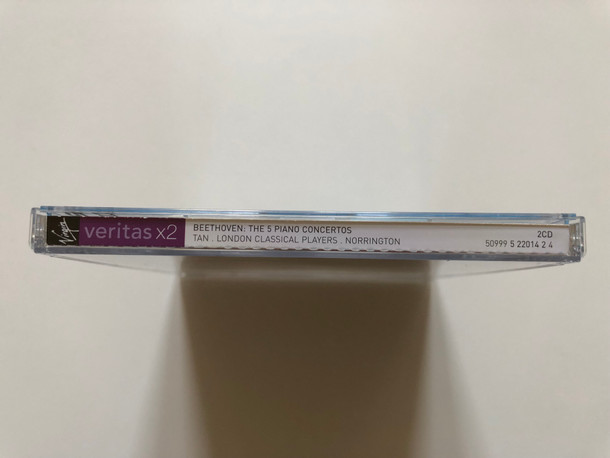 Beethoven - The 5 Piano Concertos - Melvyn Tan, London Classical Players, Roger Norrington / Virgin Veritas 2x Audio CD 2008 / 5099952201424 
