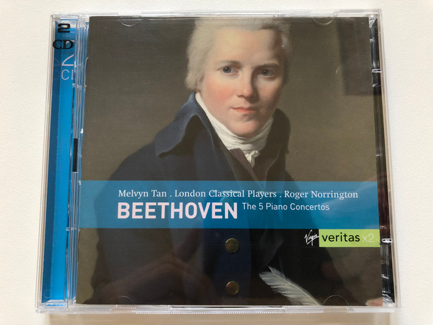 Beethoven - The 5 Piano Concertos - Melvyn Tan, London Classical Players, Roger Norrington / Virgin Veritas 2x Audio CD 2008 / 5099952201424 