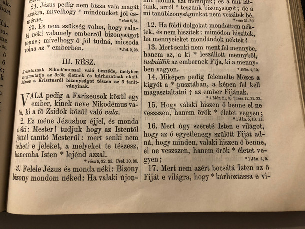 Antique 1918 Hungarian Large Print Holy Bible / Szent Biblia - Károli Gáspár / Istennek Ó és Új testamentomában foglaltatott Szent Írás - Családi biblia / Hardcover / British and Foreign Bible Society (HunKar1918)