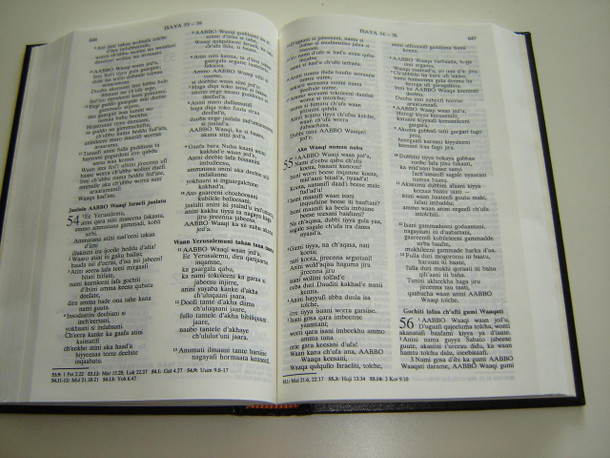 Borana Bible / Kitaaba Waaqa Ka Afaani Boranatini Taafani - The Bible in Borana Language