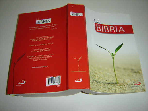 Italian Bible for Catholics with colorful introduction to the Bible / LA BIBBIA Nuovissima Versione Dai Testi Originali