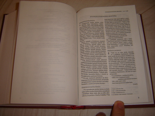 Slovak Ecumenical Bible without Deuterocanonical Books